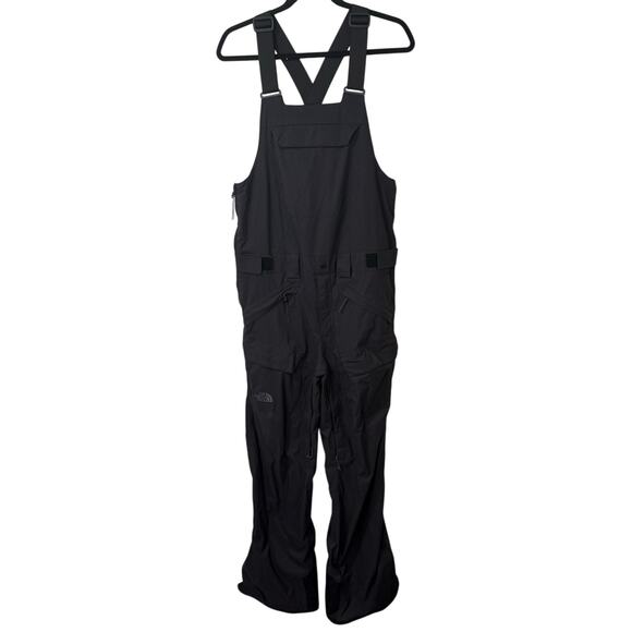 The North Face Men's Freedom Bibs Ski Snow Pants Waterproof Hyvent Black Small - Picture 1 of 15